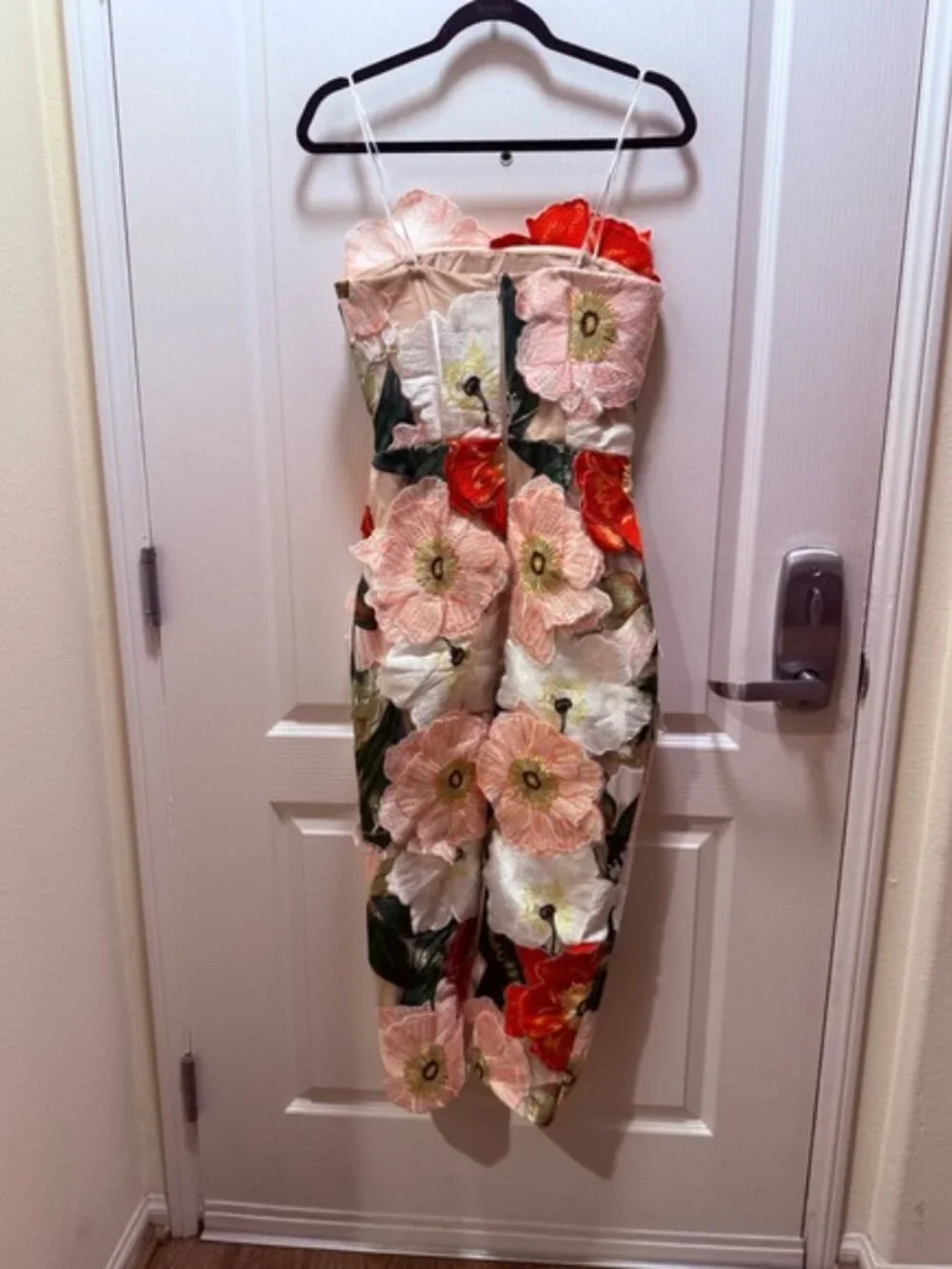 Elliatt Solara Strapless Midi Dress in Pink Floral Size XS NWT - Picture 5 of 6